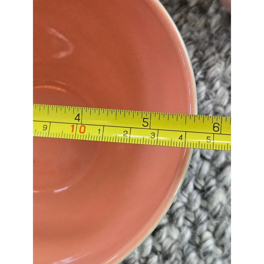 Set of 3 Porto Alegre Cereal Soup Bowls Pastel Ceramic 2 Tone Portugal Colorful‎
